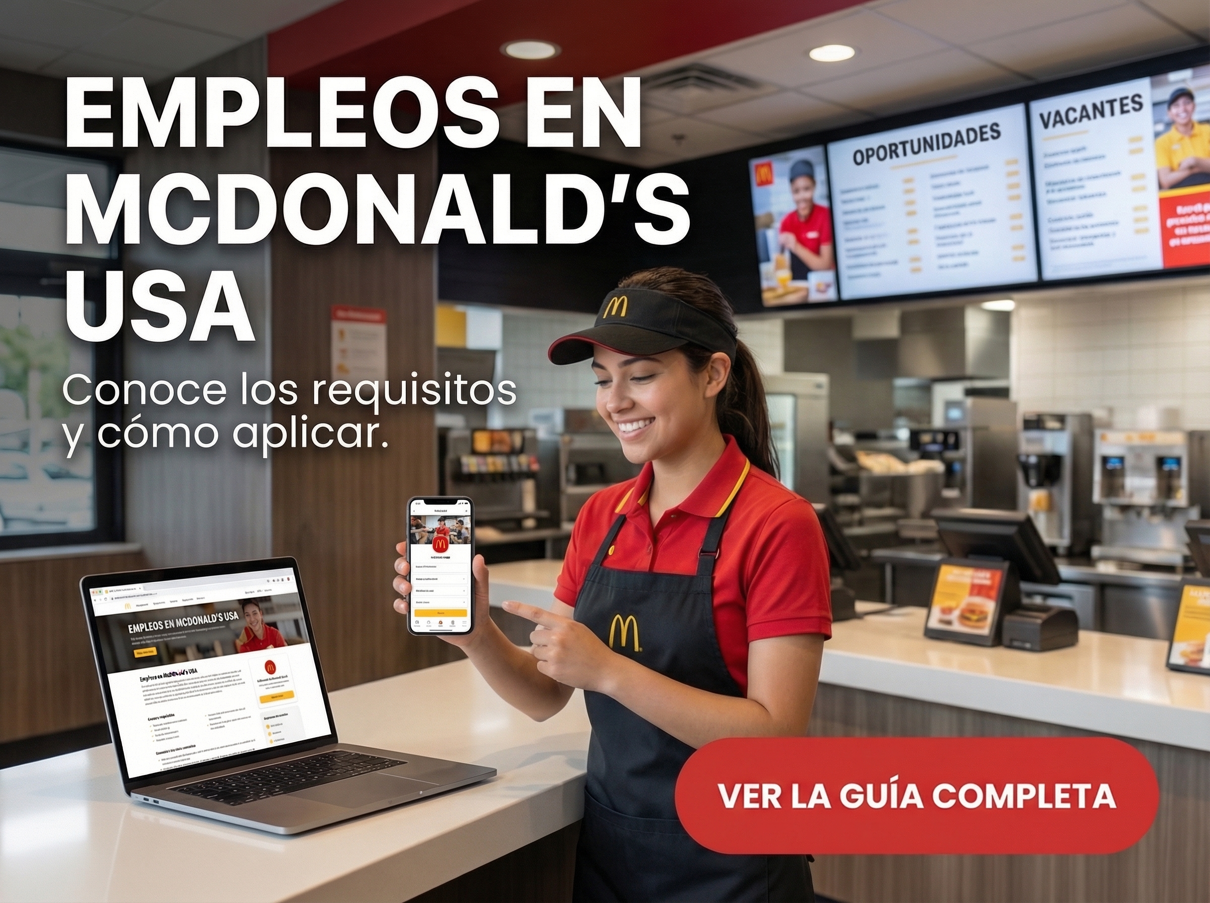 Trabajar en restaurantes McDonald's en Estados Unidos