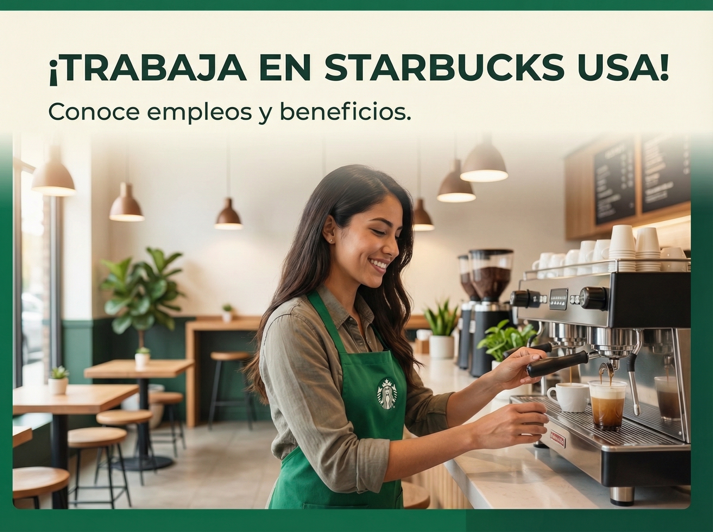 Trabajar en cafeterías Starbucks en Estados Unidos